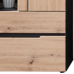 Wohnen Wohnwände<Wohnzimmer TV Anbauwand in Wildeiche - Kuetra (dreiteilig)