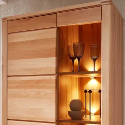 Wohnen Wohnwände<Wohnzimmer TV Anbauwand Möbelset - Amyonta (vierteilig)