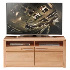 Wohnen Wohnwände<Wohnzimmer TV Anbauwand Möbelset - Amyonta (vierteilig)