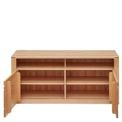 Wohnen Wohnwände<Wohnzimmer TV Anbauwand Möbelset - Amyonta (vierteilig)