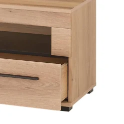 Wohnen Wohnwände<Wohnzimmer TV-Möbel-Set in Eiche - Brocus (vierteilig)