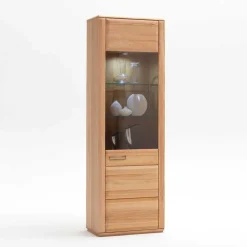 Wohnen Vitrinen<Wohnzimmer Vitrine Athias aus Kernbuche