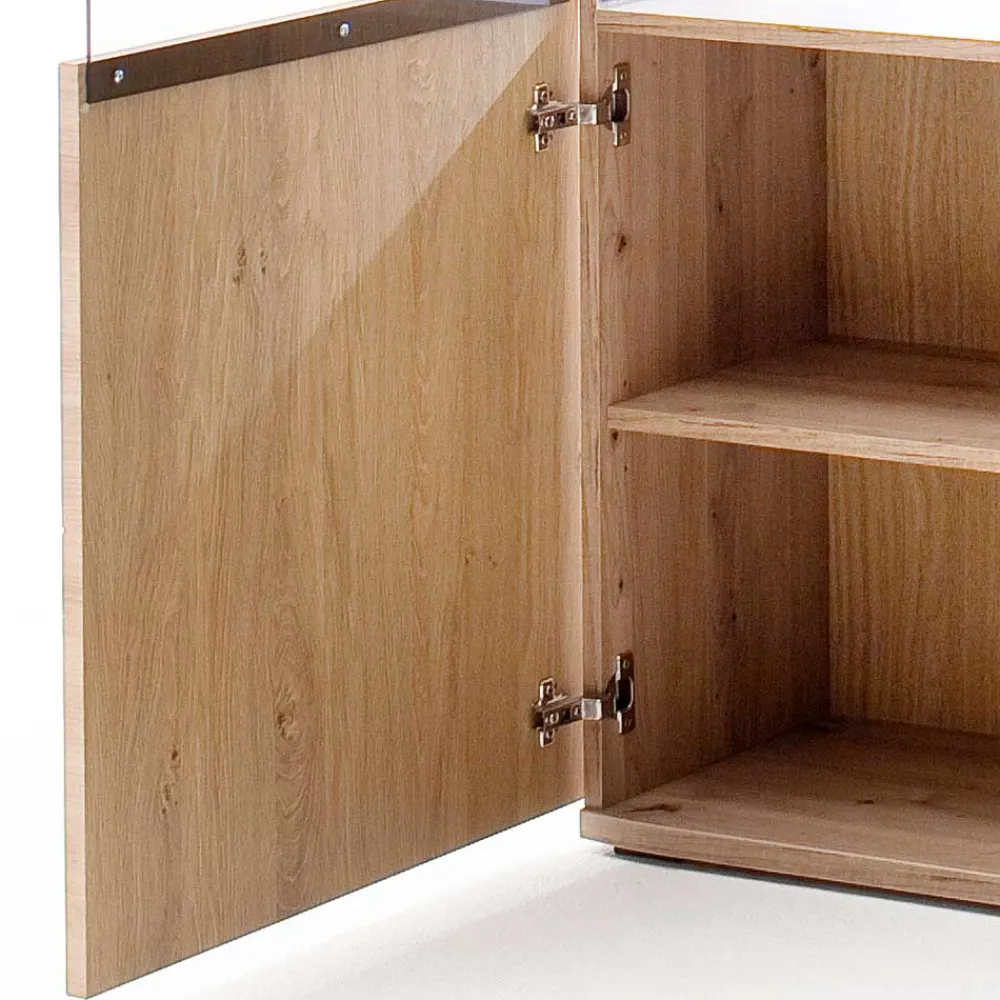 Wohnen Highboards<Wohnzimmer Vitrine Highboard zweifarbig - Vecenda