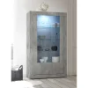 Wohnen Vitrinen<Wohnzimmer Vitrine in Beton Optik - Vareika