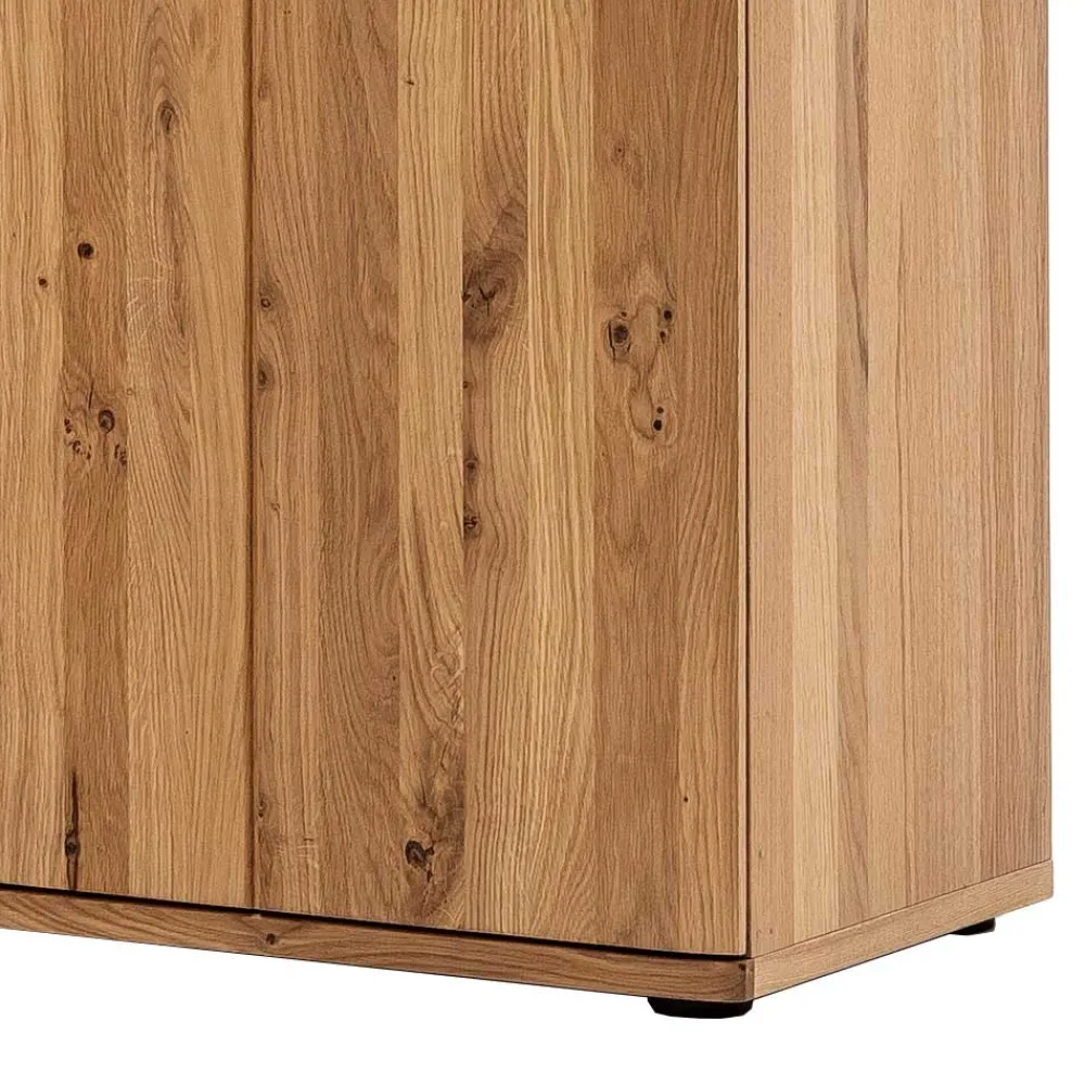 Wohnen Vitrinen|Schränke<Wohnzimmer Vitrine in Eiche Bianco geölt - Crupean