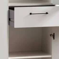 Wohnen Vitrinen<Wohnzimmer Vitrinenschrank in Weiß - Cabinda