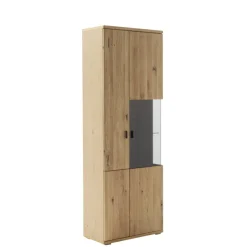 Wohnen Vitrinen<Wohnzimmer Vitrinenschrank in Wildeiche - Dagmy