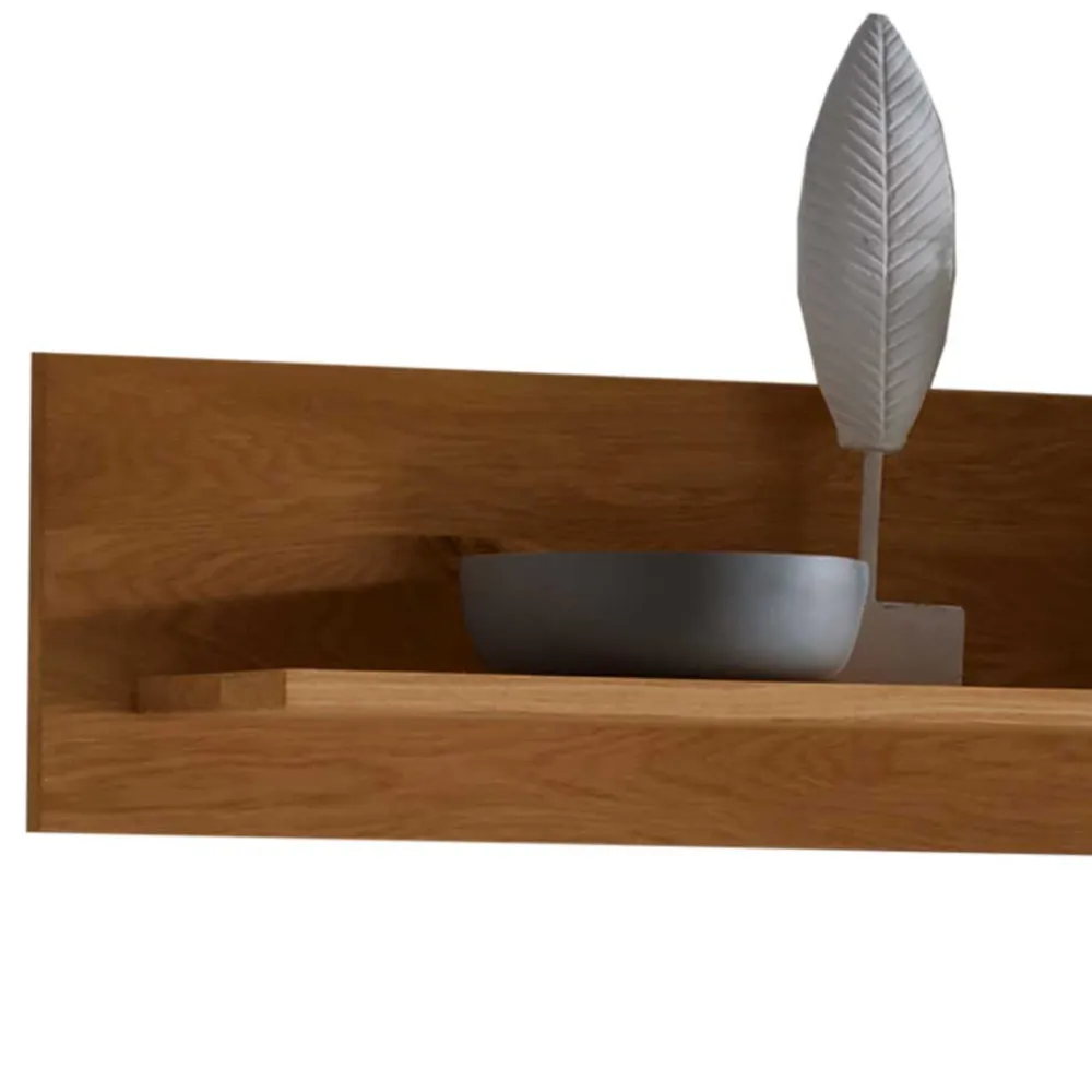 Wohnen Regale<Wohnzimmer Wandboard aus Wildeiche Massivholz - Millena