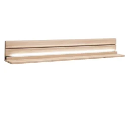 Wohnen Regale<Wohnzimmer Wandboard aus hellem Massivholz - Azzurian