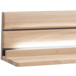 Wohnen Regale<Wohnzimmer Wandboard aus hellem Massivholz - Azzurian