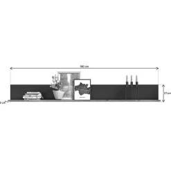 Wohnen Regale<Wohnzimmer Wandboard mit 180 cm Breite - Lucios