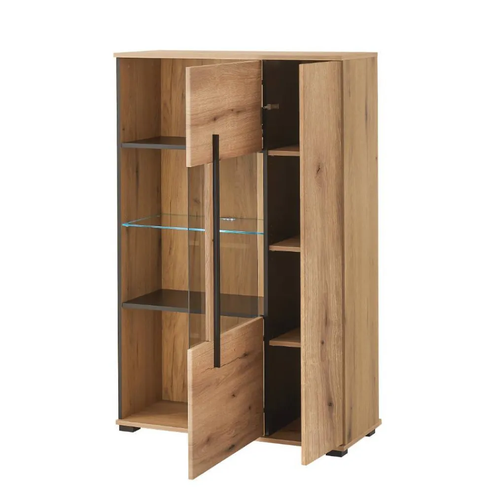 Wohnen Wohnwände<Wohnzimmer Wohnwand Möbelkombi - Brocus (vierteilig)