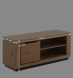 Wohnen Wohnwände<Wohnzimmer Wohnwand teilmassiv - Vlacoma (vierteilig)