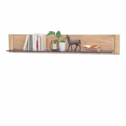 Wohnen Wohnwände<Wohnzimmer Wohnwand Vernella aus Massivholz (vierteilig)