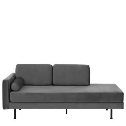 Wohnen Sofas<Wohnzimmercouch in Anthrazit Samtvelours - Ronin