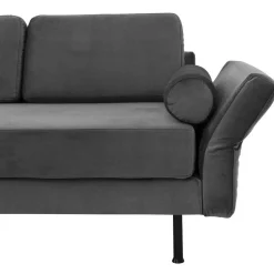 Wohnen Sofas<Wohnzimmercouch in Anthrazit Samtvelours - Ronin