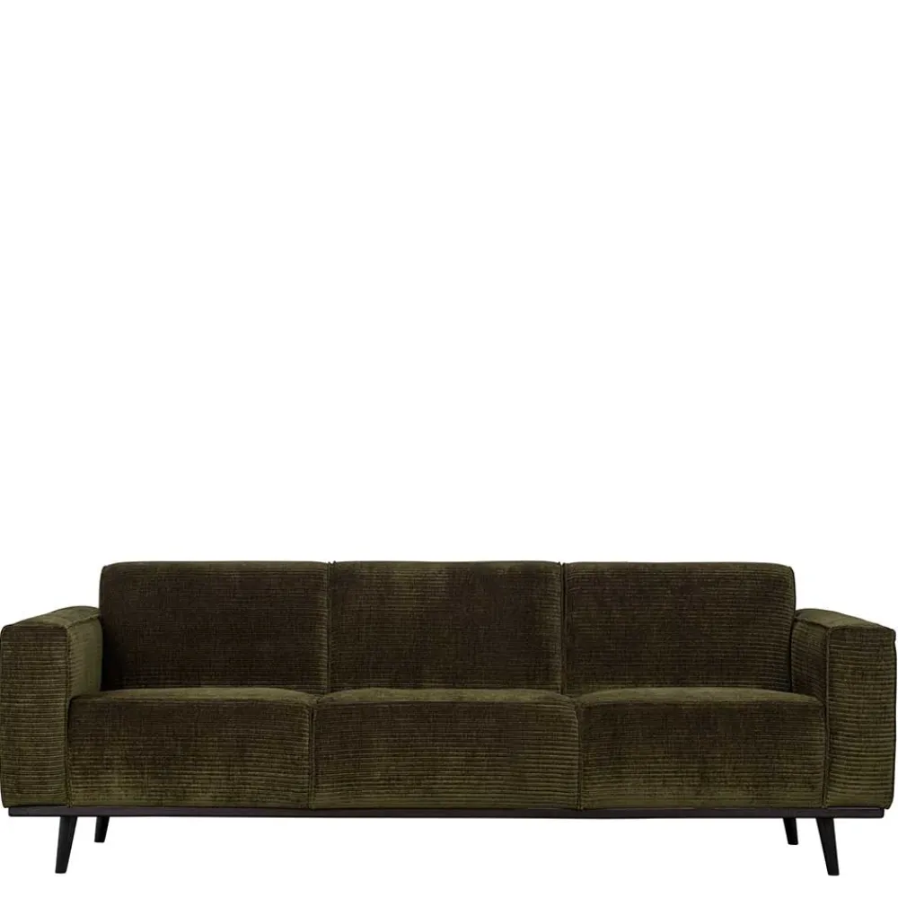 Wohnen Sofas<Wohnzimmercouch in Dunkelgrün Cord - Enkolu