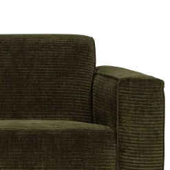 Wohnen Sofas<Wohnzimmercouch in Dunkelgrün Cord - Enkolu