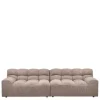 Wohnen Sofas<Wohnzimmercouch in Hellbraun Melange - Davio