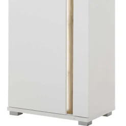 Wohnen Vitrinen<Wohnzimmer-Hochschrank mit LED Beleuchtung - Racelyn