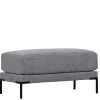 Wohnen Hocker<Wohnzimmerhocker in Jeansblau Chenille - Imonas