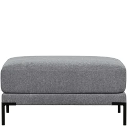 Wohnen Hocker<Wohnzimmerhocker in Jeansblau Chenille - Imonas