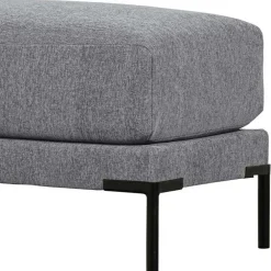 Wohnen Hocker<Wohnzimmerhocker in Jeansblau Chenille - Imonas