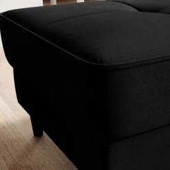 Wohnen Hocker<Wohnzimmerhocker mit Truhe in Schwarz - Oktay