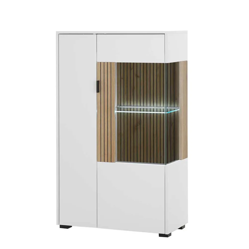 Wohnen Wohnwände<Wohnzimmermöbel Set zweifarbig - Nenaloro (fünfteilig)