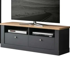 Wohnen Wohnwände<Wohnzimmermöbel TV Anbauwand Set - Lionel (vierteilig)