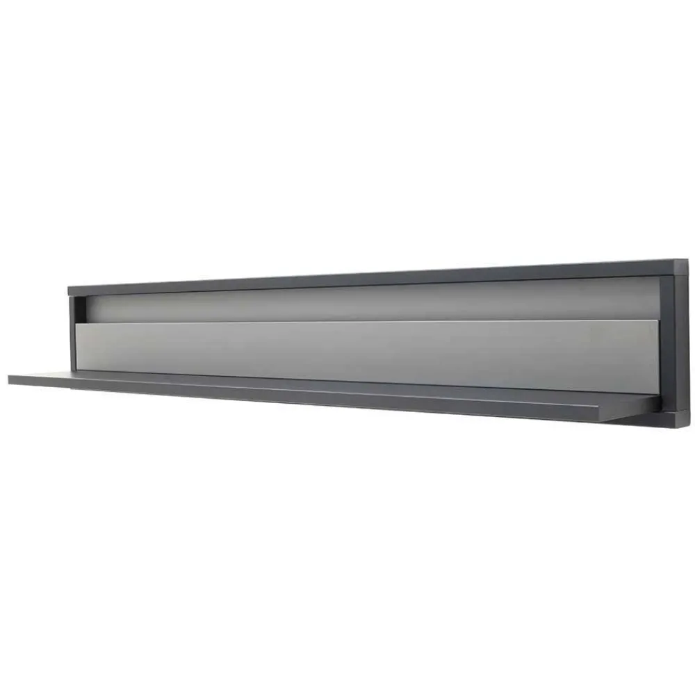 Wohnen Wohnwände<Wohnzimmermöbel TV Wand in Grau - Ridona (dreiteilig)