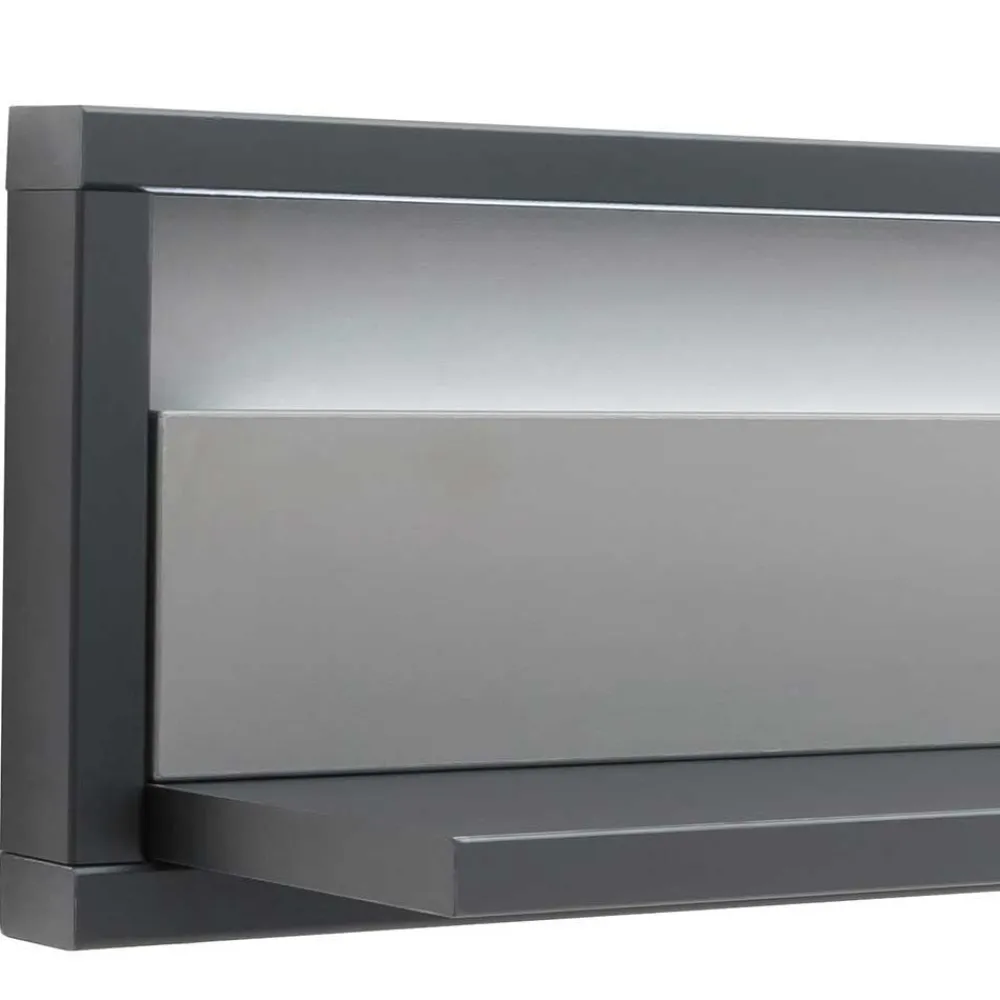 Wohnen Wohnwände<Wohnzimmermöbel TV Wand in Grau - Ridona (dreiteilig)