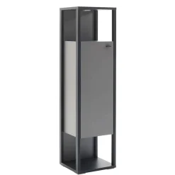 Wohnen Wohnwände<Wohnzimmermöbel TV Wand in Grau - Ridona (dreiteilig)