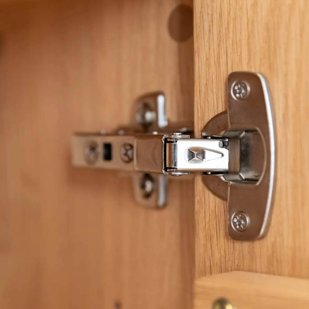 Wohnen Vitrinen<Wohnzimmerschrank aus Eiche und Glas - Masicuri