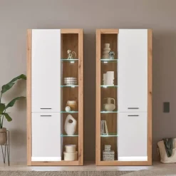 Wohnen Vitrinen<Wohnzimmerschrank Duo modern - Adejano (zweiteilig)