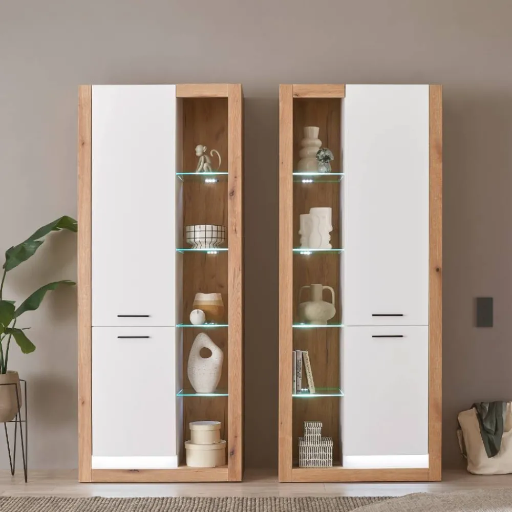 Wohnen Vitrinen<Wohnzimmerschrank Duo modern - Adejano (zweiteilig)