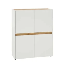 Wohnen Highboards<Wohnzimmerschrank Highboard 4-türig - Nonessia