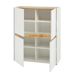 Wohnen Highboards<Wohnzimmerschrank Highboard 4-türig - Nonessia