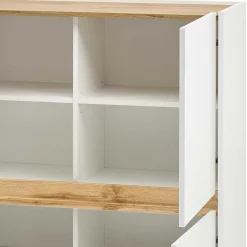 Wohnen Highboards<Wohnzimmerschrank Highboard 4-türig - Nonessia