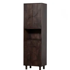 Wohnen Vitrinen<Wohnzimmerschrank in Walnussfarben - Luisa