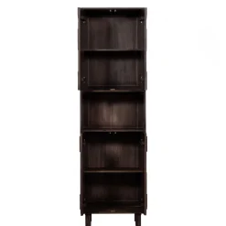 Wohnen Vitrinen<Wohnzimmerschrank in Walnussfarben - Luisa