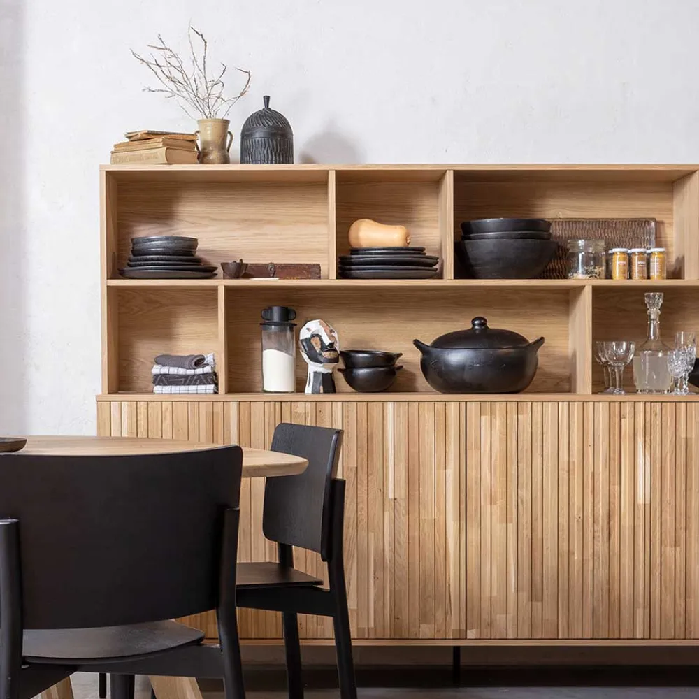 Wohnen Schränke<Wohnzimmerschrank mit 4 Türen & 7 Fächern - Cegrada