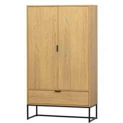 Wohnen Kommoden<Wohnzimmerschrank mit Doppeltür und Schublade - Ariadelco