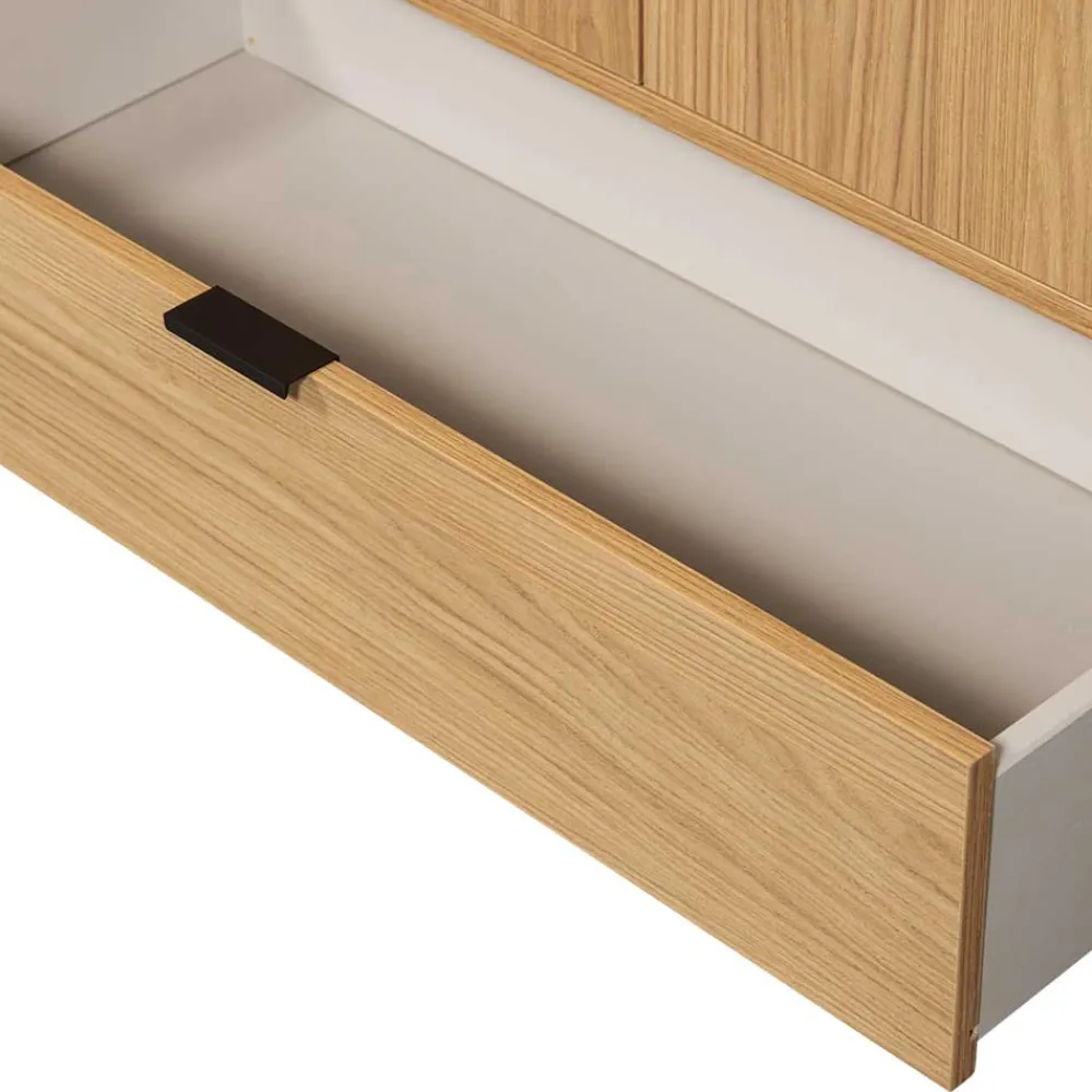 Wohnen Kommoden<Wohnzimmerschrank mit Doppeltür und Schublade - Ariadelco
