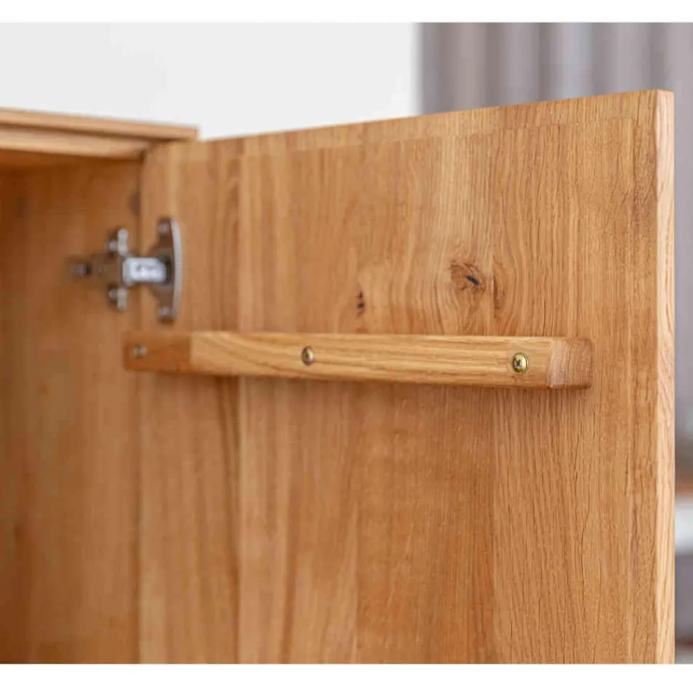 Wohnen Highboards<Wohnzimmerschrank mit Glas und LED Licht - Cocondar