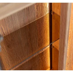 Wohnen Highboards<Wohnzimmerschrank mit Glas und LED Licht - Cocondar