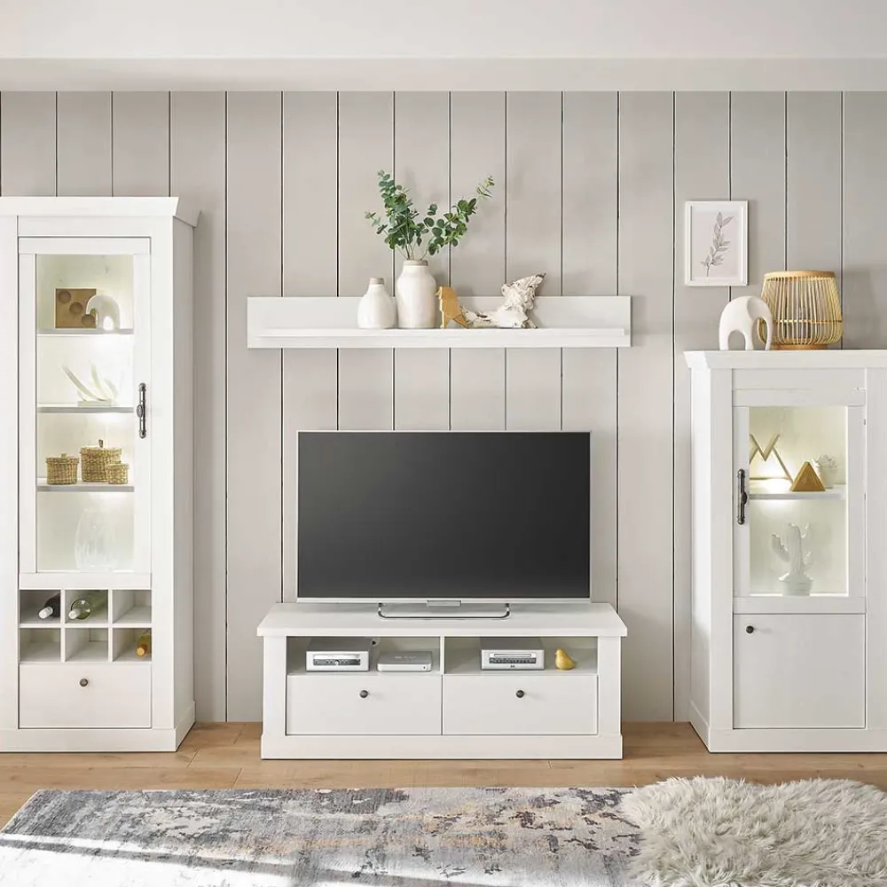 Wohnen Wohnwände<Wohnzimmerschränke & Wandboard Set - Liancos (vierteilig)