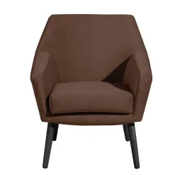 Wohnen Sessel<Wohnzimmersessel in Braun und Schwarz - Ian
