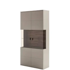 Wohnen Vitrinen<Wohnzimmervitrine in Grau - Teorina