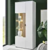 Wohnen Vitrinen<Wohnzimmer-Vitrinenschrank zweifarbig - Nenaloro
